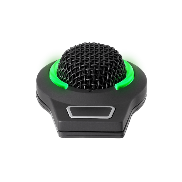 CARDIOID CONDENSER BOUNDARY MICROPHONE WITH 3-PIN XLR OUTPUT AND LOCAL MUTING (BLACK)